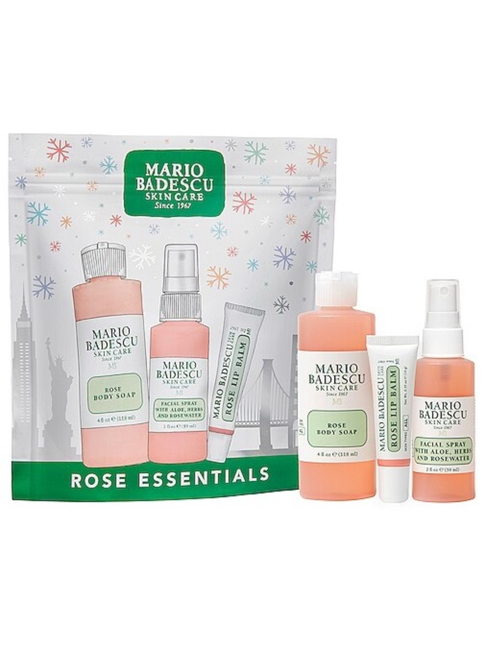 Mario Badescu Rose Essentials Trio